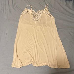 Victoria Secret white gown with lace